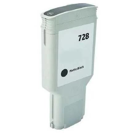 Tinteiro HP Compatível 728 Preto Mate (F9J68A / F.