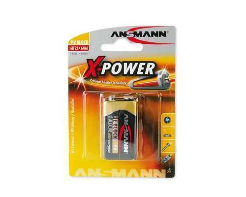 1 Ansmann Alkaline 9v Block X-Power