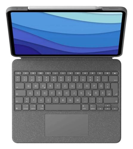 Logitech Combo Touch Cinzento Smart Connector Qwe.