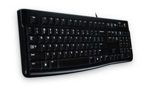 LOGITECH K120 CORDED KEYBOARD TECLADO USB QWERTZ .