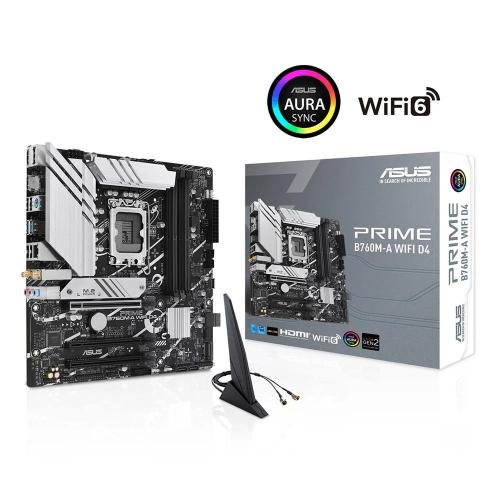 Asus Prime B760m-A Wifi D4 Intel B760 Lga 1700 Micro Atx