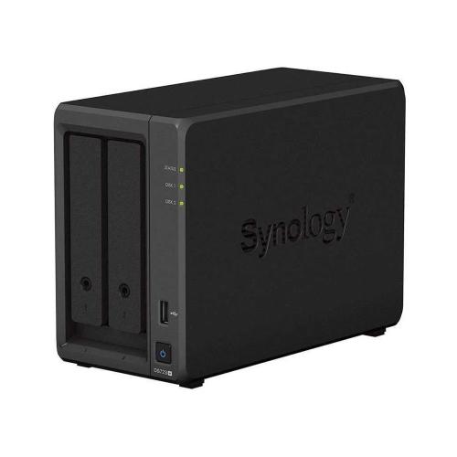 Nas Diskstation Ds723+ R1600 2 Baías Preto - Synology