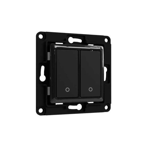 SHELLY WALL SWITCH 2 INTERRUPTOR PRETO