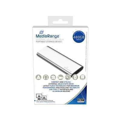 Mediarange Sse 480gb Usb Typ-C Extern Mr1102 Silber
