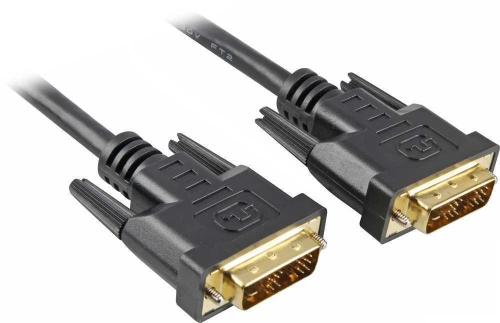 Sharkoon Kabel Dvi-D -> Dvi-D (18+1) 2m Schwarz
