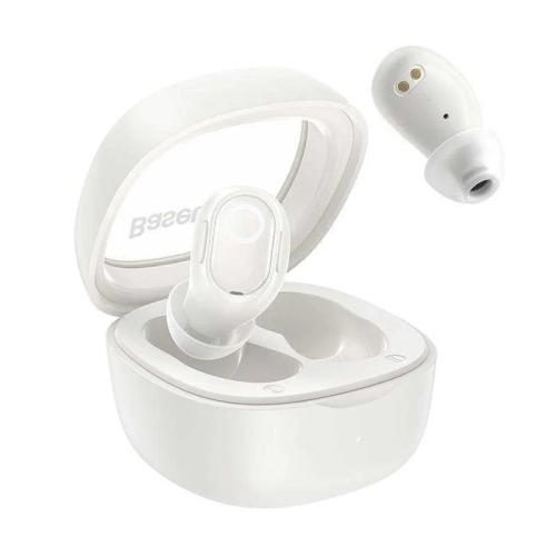 Bezdrátová Sluchátka Baseus Bowie Wm02 Tws, Bluetooth 5.0 (Bílá)