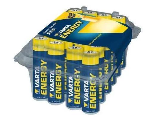 VARTA ALKALINE, AAA, 24 PACK BATERIA DESCARTÁVEL .