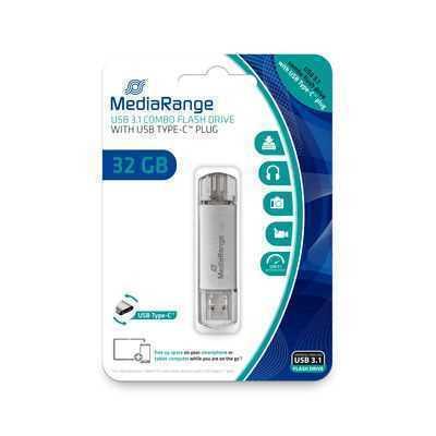 MEDIARANGE MR936 UNIDADE DE MEMÓRIA USB 32 GB USB.