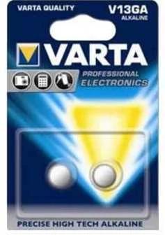 VARTA 2X V13GA BATERIA DESCARTÁVEL LR44 ALCALINO
