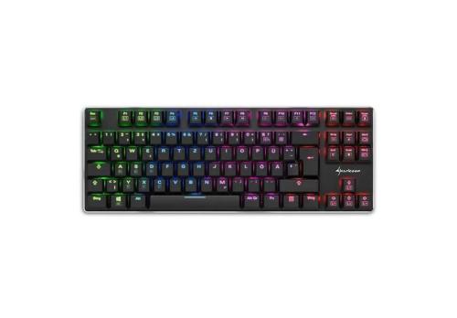 Sharkoon Purewriter Tkl RGB Teclado Usb Alemão Pr.