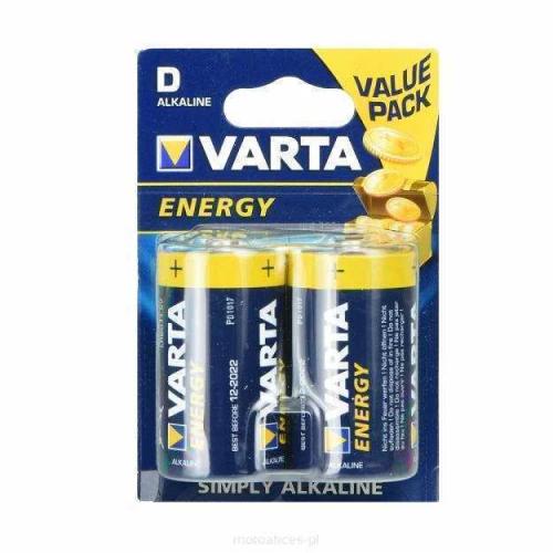 Pilha Alcalina LR20/D 1.5v 2x Blister VARTA