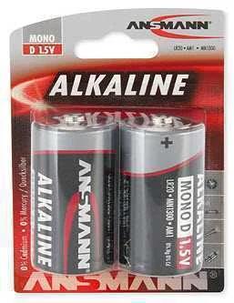 1x2 Ansmann Alkaline Mono D Lr 20 Red-Line