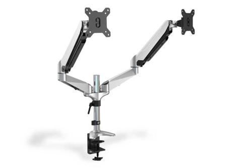 Digitus Tis 15"-32" 2tft 2gelenke Silber Max.8kg Gasfeder