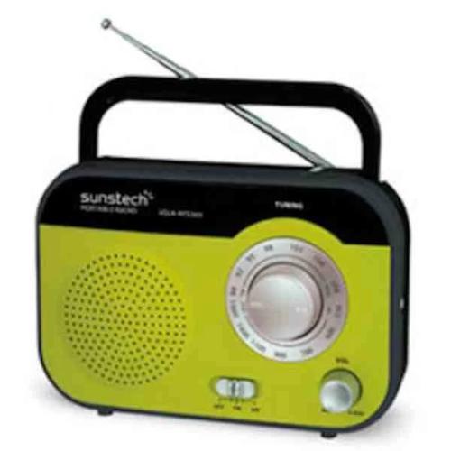 Sunstech Rps560 Portátil Analógico Verde