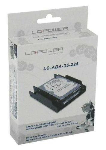 LC-POWER LC-ADA-35-225 PAINEL BAÍA DE DISCO 2,5/3.