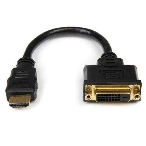 Startech.Com Hdmi Male To Dvi Female Adapter - 8in - 1080p Dvi-D Gender Changer Cable (Hddvimf8in) -