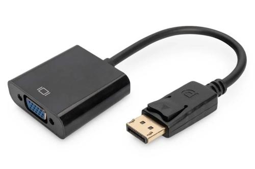 Digitus Displayportkabel Dport -> Hd15 St/Bu 0.15m Bulk