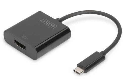 Digitus Adapter Usb3.0/C -> Hdmi 4k 19.5cm Schwarz
