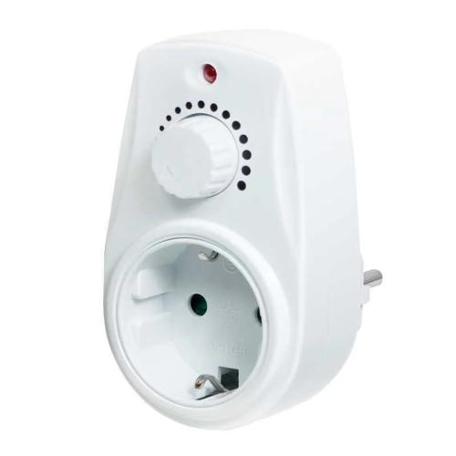 Logilink Steckdosenadapter Mit Dimmer Weiß