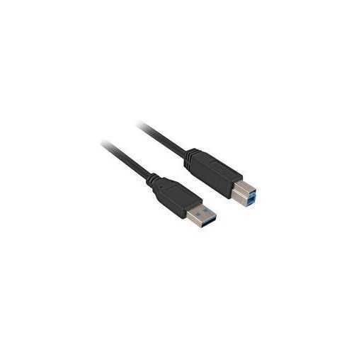 SHARKOON 1M, USB3.0-A/USB3.0-B CABO USB USB 3.2 G.