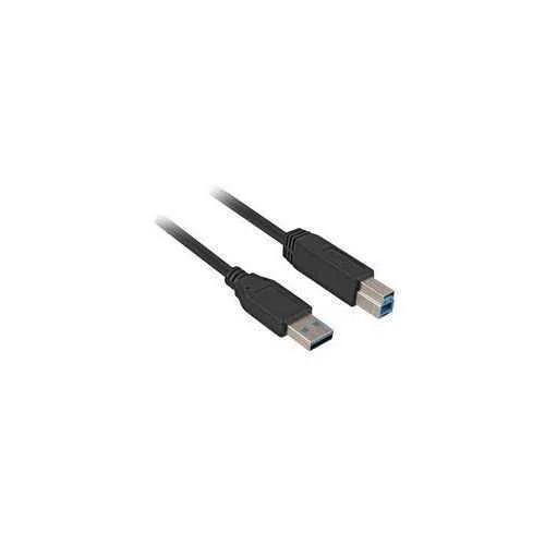 SHARKOON 1M, USB3.0-A/USB3.0-B CABO USB USB 3.2 G.