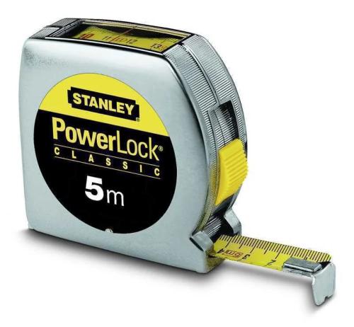 STANLEY 0-33-932 FITA MÉTRICA 5 M AÇO INOXIDÁVEL