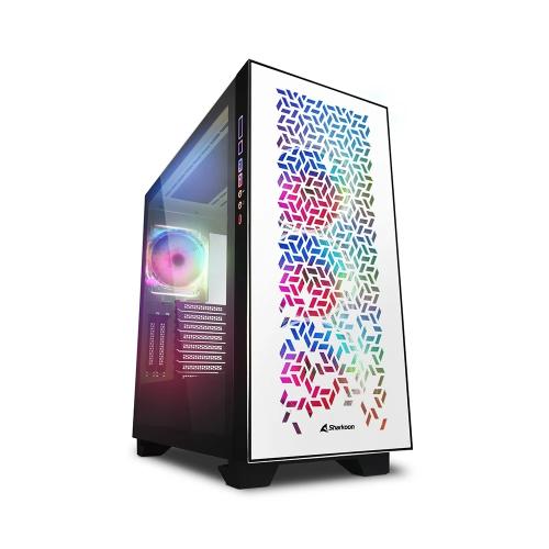Caixa Semitorre Atx Sharkoon Ca300h Branco RGB