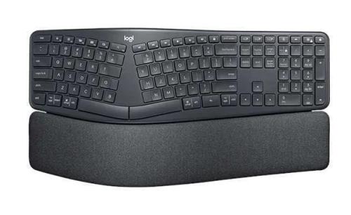 Logitech Ergo K860 Teclado Rf Wireless + Bluetoot.