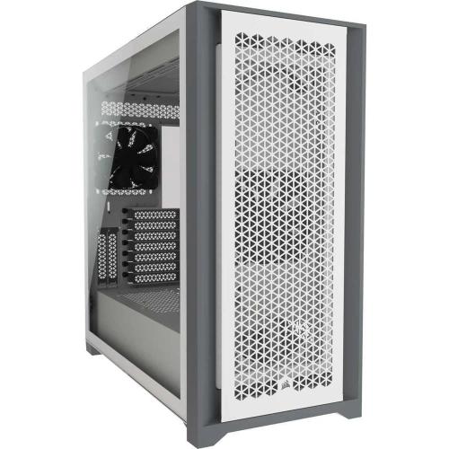 Caixa Atx Icue 5000d Airflow RGB Vidro Temperado Branco - Corsair