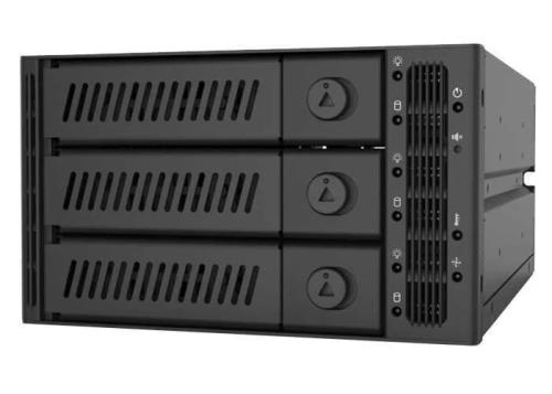 CHIEFTEC CMR-2131SAS PAINEL BAÍA DE DISCO PRETO