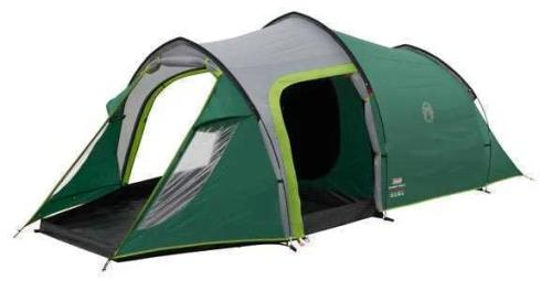 Coleman Chimney Rock 3 Plus Verde, Cinzento Tenda.