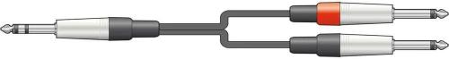 Classic Audio Lead 6.3mm TRS Jack - 2 6.3mm Jacks.