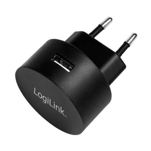 Logilink Usb Steckdosenadapter 1port,10.5w,Fast Charging,Sch