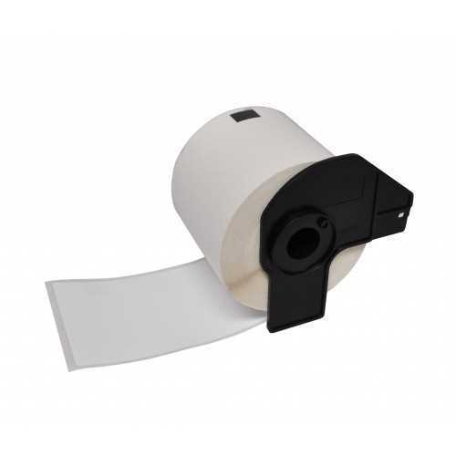 Etiquetas Compativeis Brother Dk22211 Branca - 24mm X 15 Metros Contínua Papel Térmico