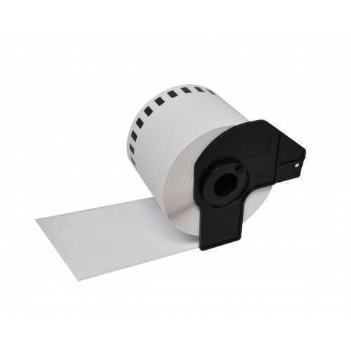 Etiquetas Compativeis Brother Dk22246 Branca - 103mm X 30.48 Metros Contínua Papel Térmico