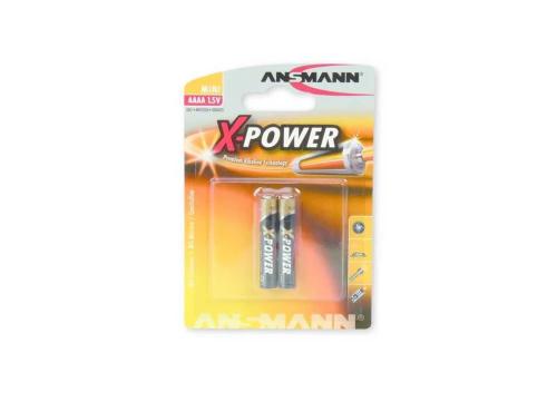 1x2 Ansmann Alkaline AAAA X-Power 1510-0005