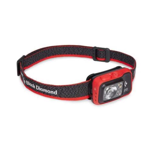 BLACK DIAMOND SPOT 400 PRETO, VERMELHO LANTERNA D.