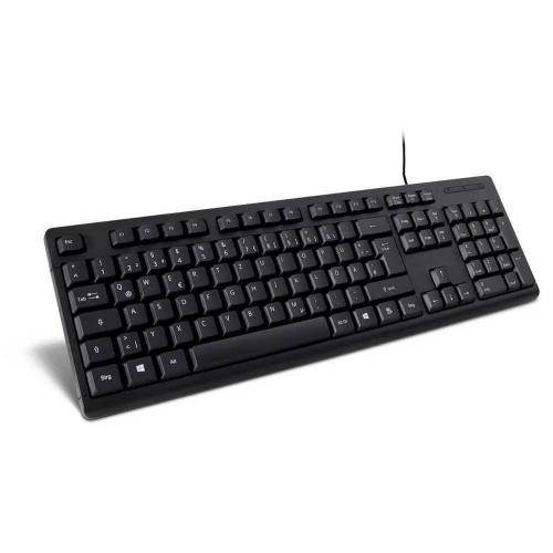 INTER-TECH K-118 TECLADO USB QWERTZ ALEMÃO PRETO