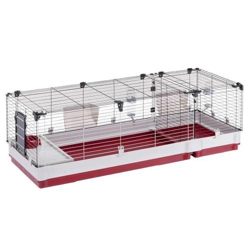 FERPLAST KROLIK 160 RABIT CINZENTO, VERMELHO
