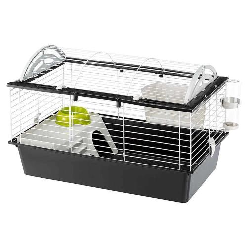 FERPLAST CASITA 80 GUINEA PIG PRETO, BRANCO