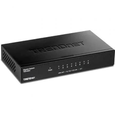 8-Port Gigabit Switch /W Metal Cpnt