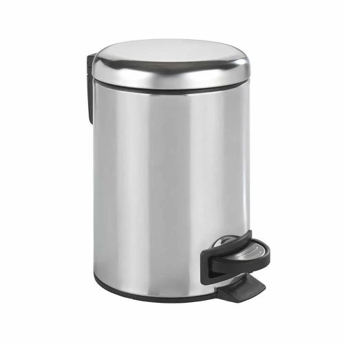 Balde do Lixo com Pedal Inox Leman, Brilhante, 3l.