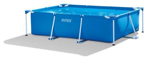 Piscina Desmontável Intex Retangular 1662 L (220 X 150 X 60 Cm)