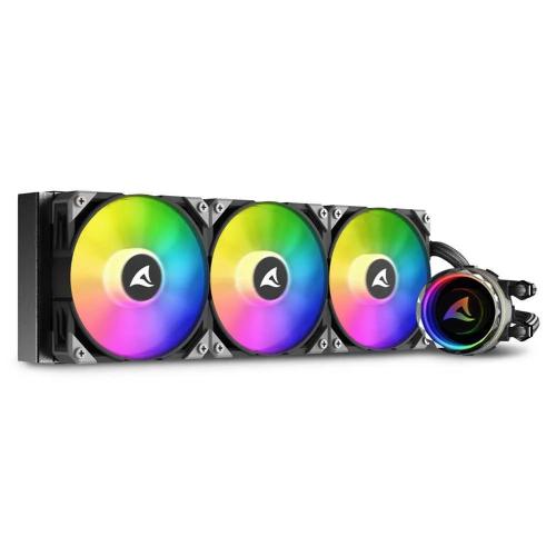 Sharkoon Wasserkühlung S90 RGB 3 Lüfter 360mm Schwarz