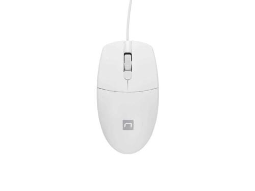 Raton Natec Ruff 2 1000dpi Optico Blanco