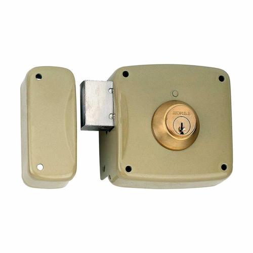 Fechadura de Sobreposição com Cilindro 5124a Entrada 120mm, à Esquerda 95124ahe12i Lince