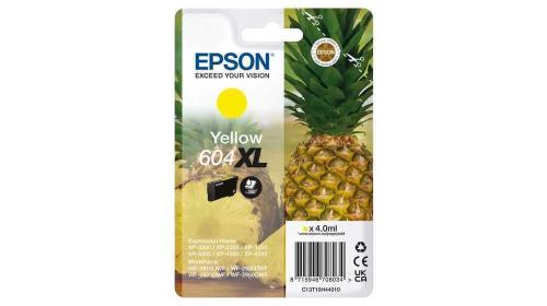 Tinteiro Epson 604 Amareloxl - Wf-2910/ 293x/ 2950, Xp-220x/ 320x/ 420x