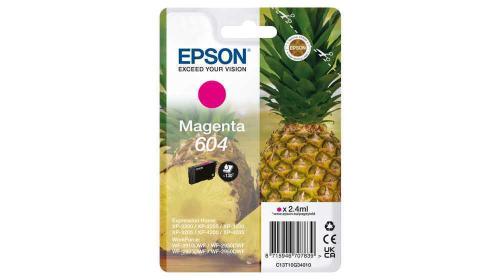 Tinteiro Epson 604 Magenta - Wf-2910/ 293x/ 2950, Xp-220x/ 320x/ 420x