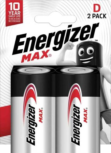 Energizer Max - D Bateria Descartável Alcalino