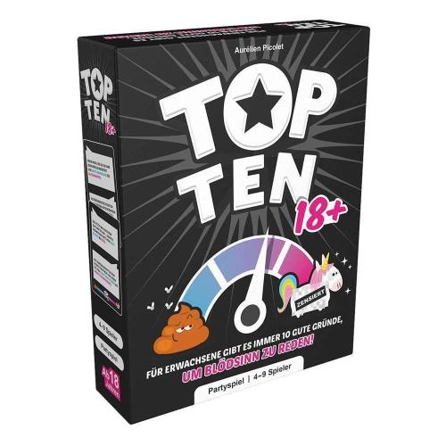 ASMODEE TOP TEN 18+ 30 MIN JOGO DE CARTAS FESTA